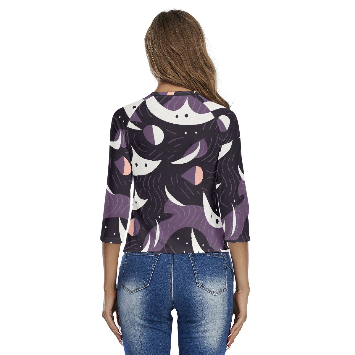 All-Over Print Women's Raglan Sleeves T-shirts