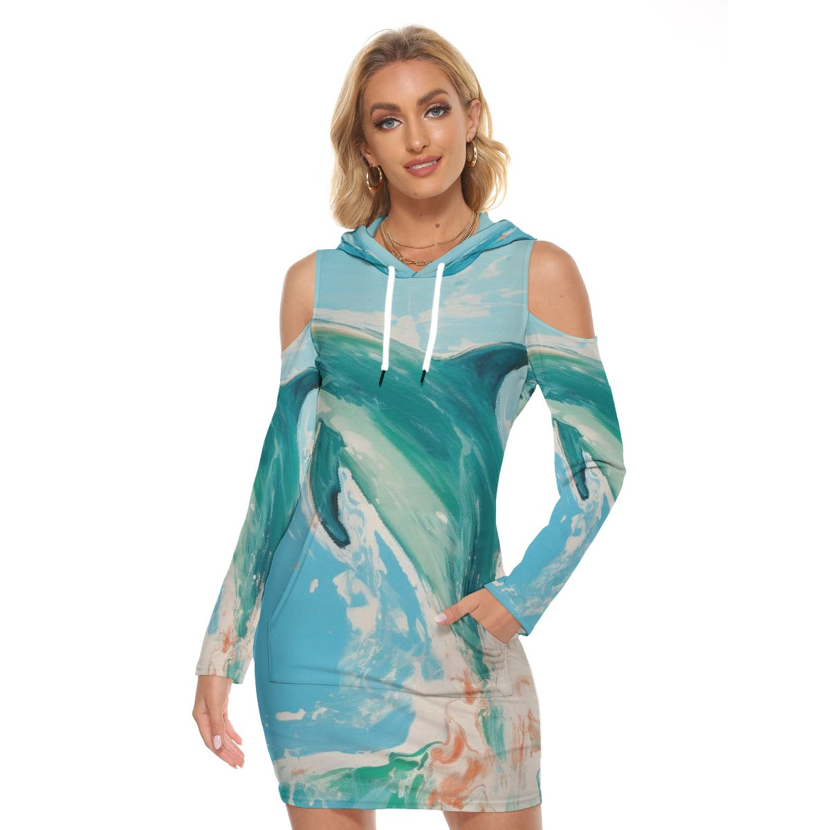 All-Over Print Women's Tight Dress
