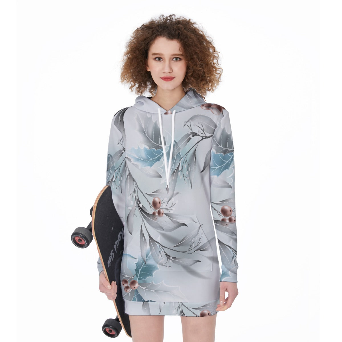 All-Over Print Women's Long Hoodie