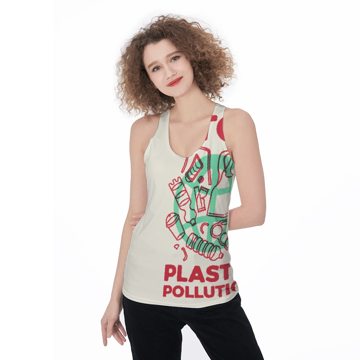 All-Over Print Women's Racerback Tank Top