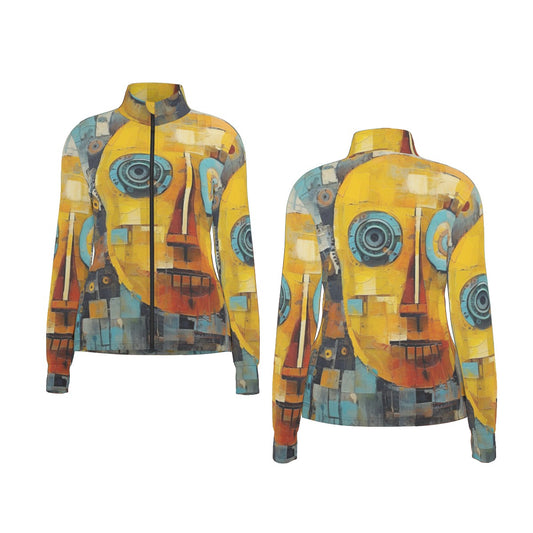 All-Over Print Women's Long Sleeve Thumbhole Jacket