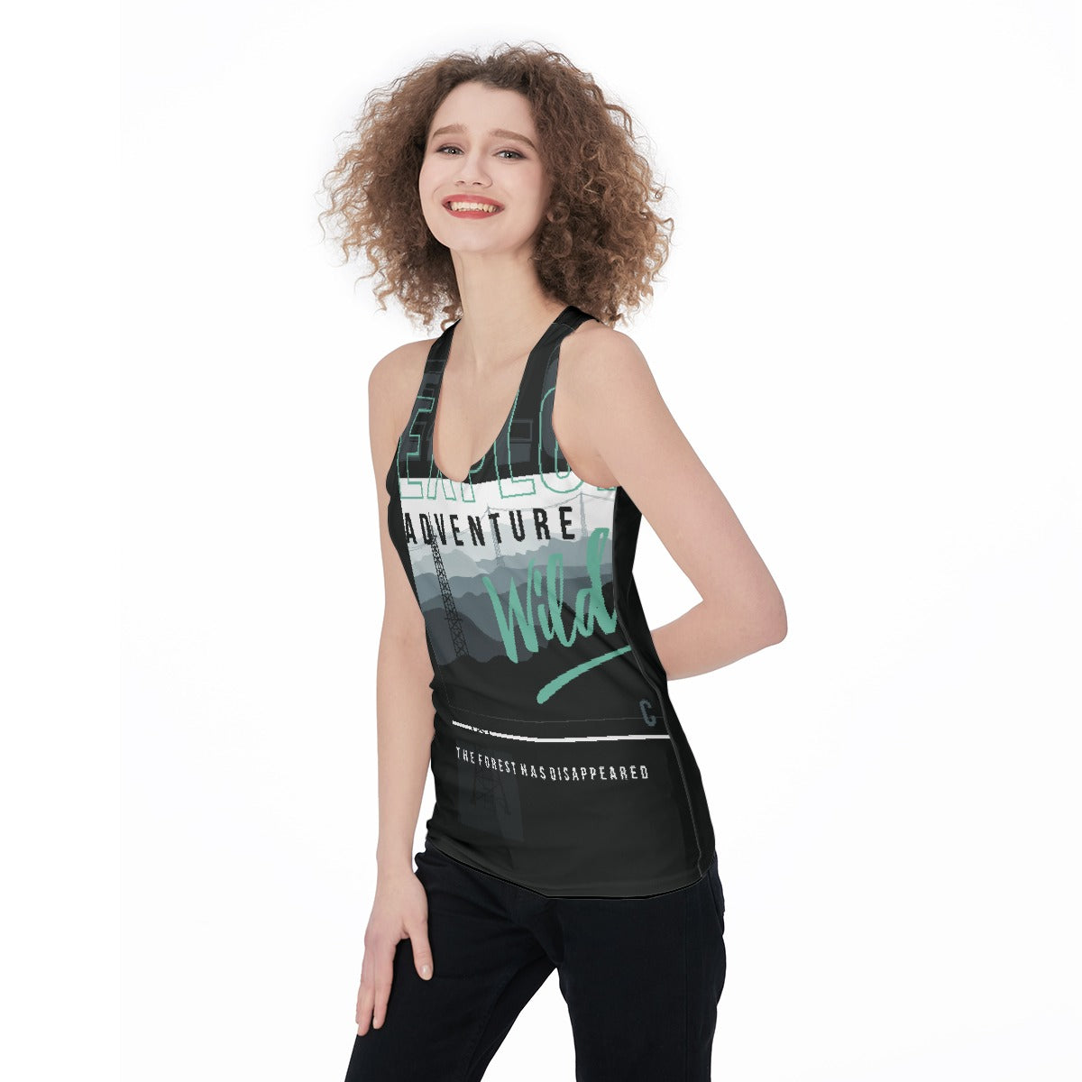 All-Over Print Women's Racerback Tank Top