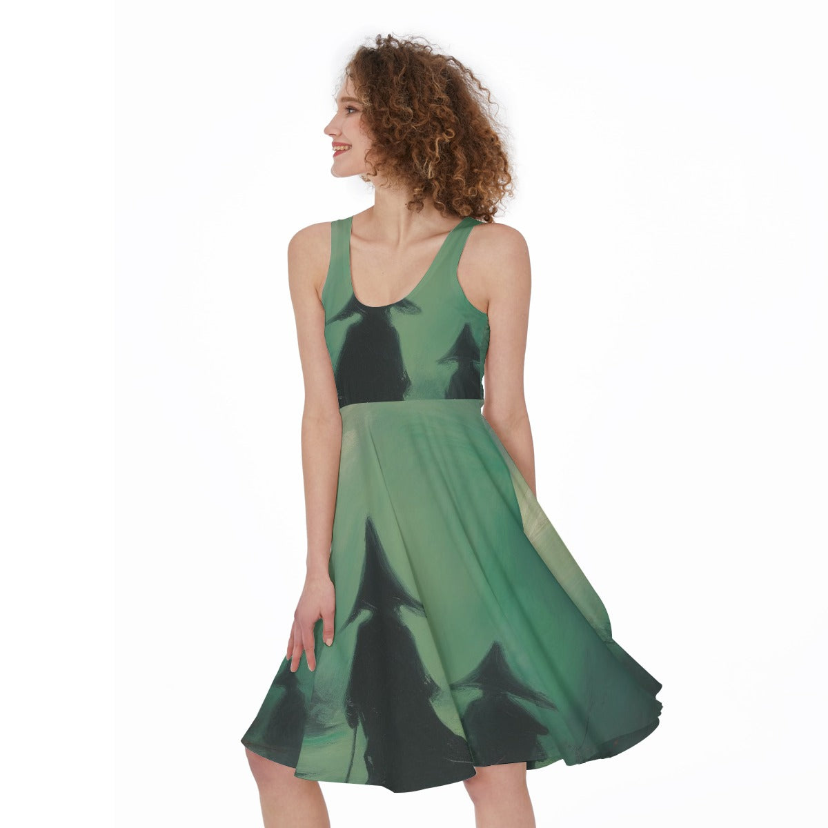 All-Over Print Women's Sleeveless Dress