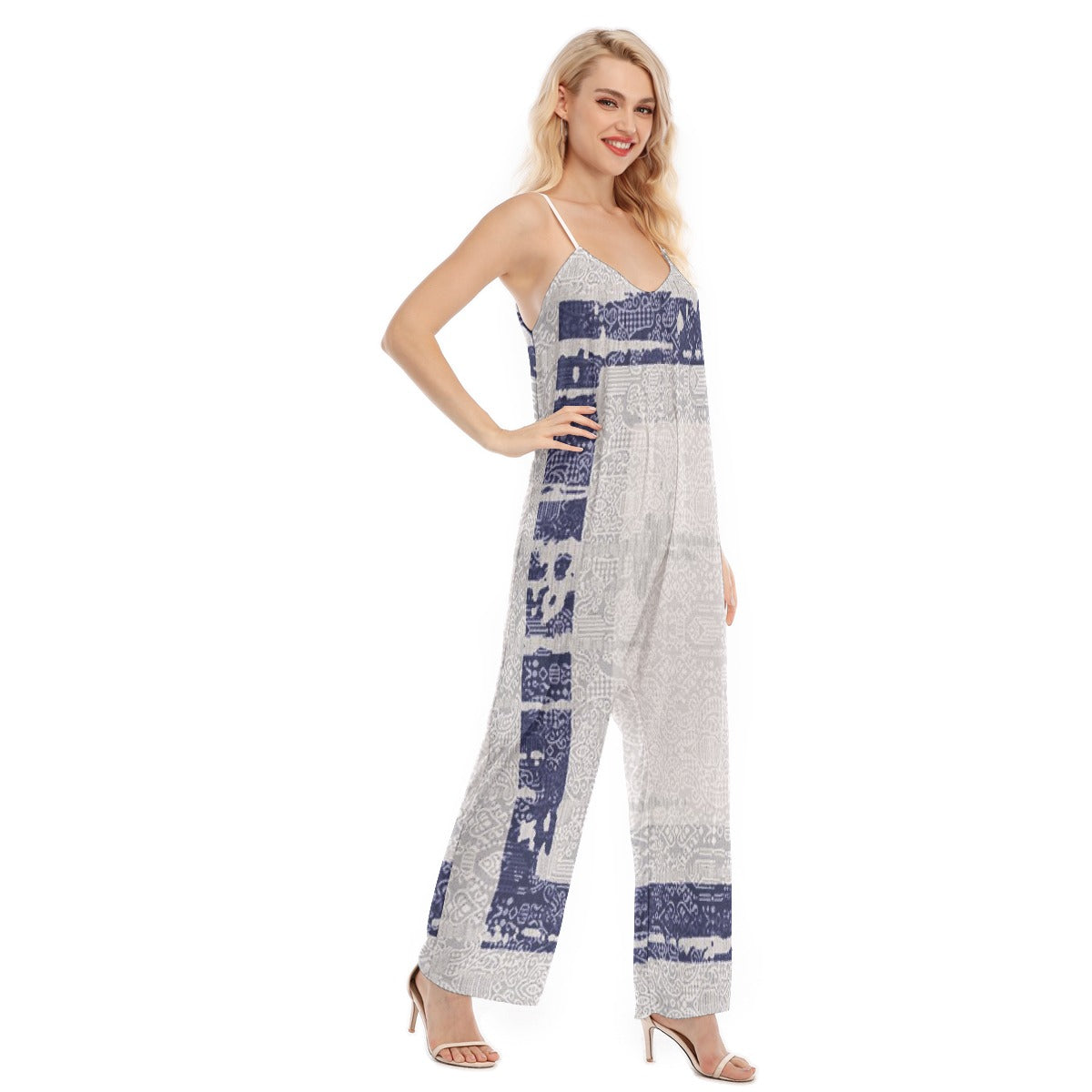 All-Over Print Women's Loose Cami Jumpsuit