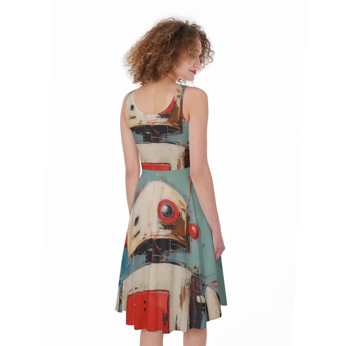 All-Over Print Women's Sleeveless Dress