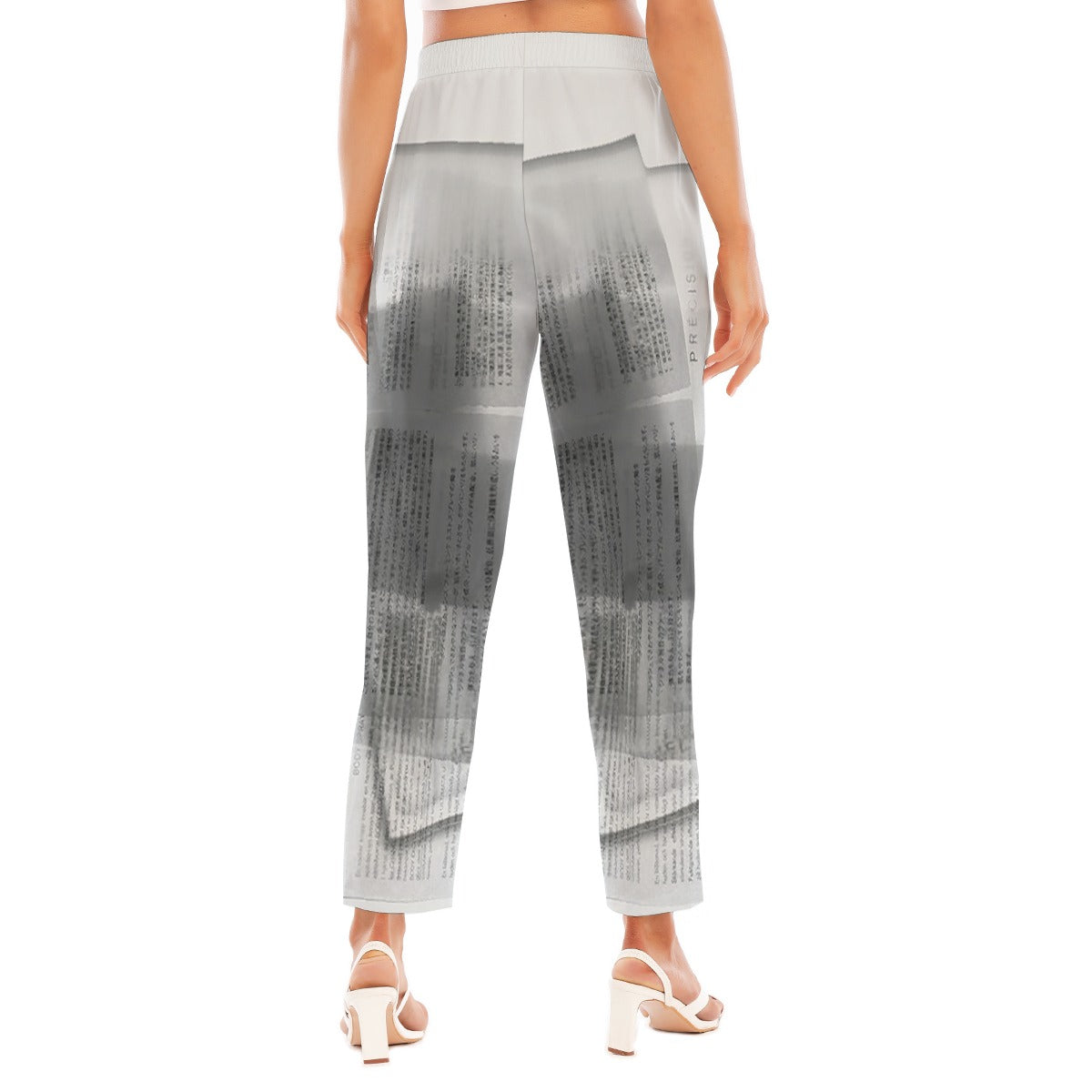 All-Over Print Women's Loose Straight-leg Pants