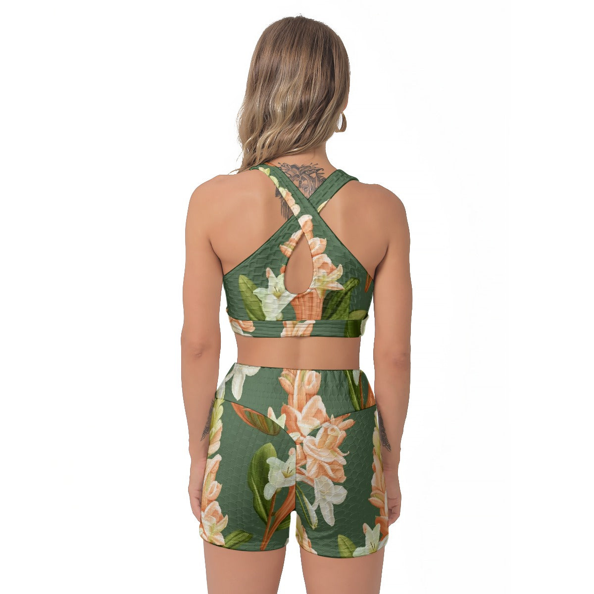 All-Over Print Women's Sports Bra Suit
