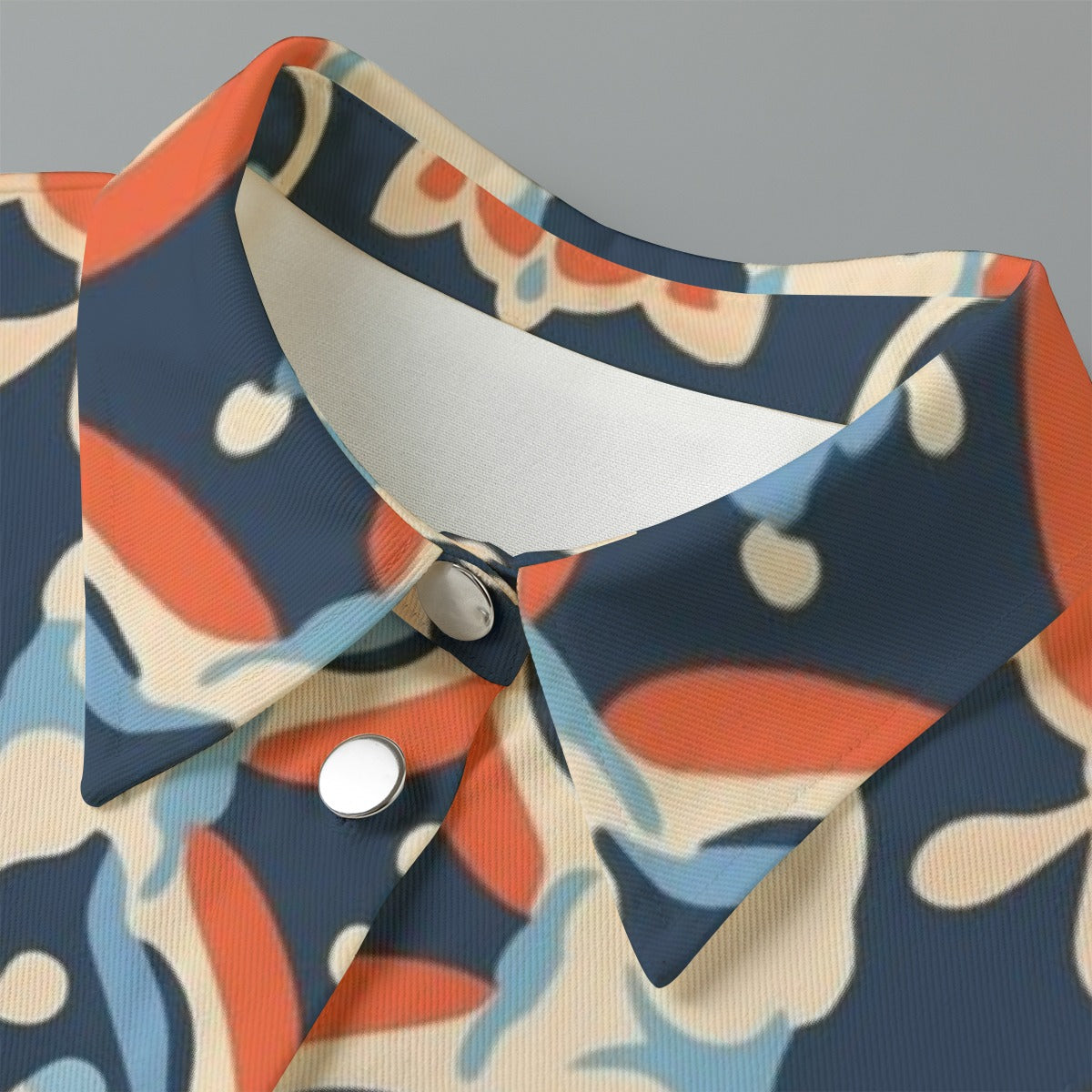 All-Over Print Women's Cropped Jacket | 245GSM Cotton