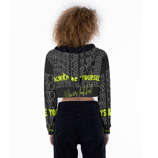 All-Over Print Women's Crop Top Hoodie