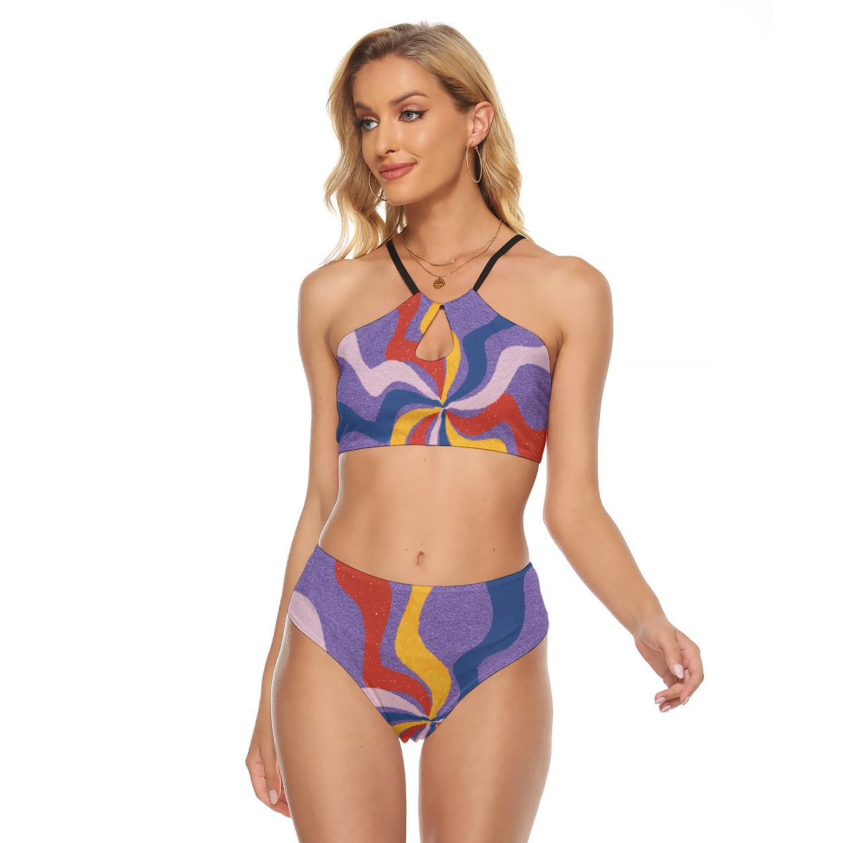 All-Over Print Women's Cami Keyhole One-piece Swimsuit