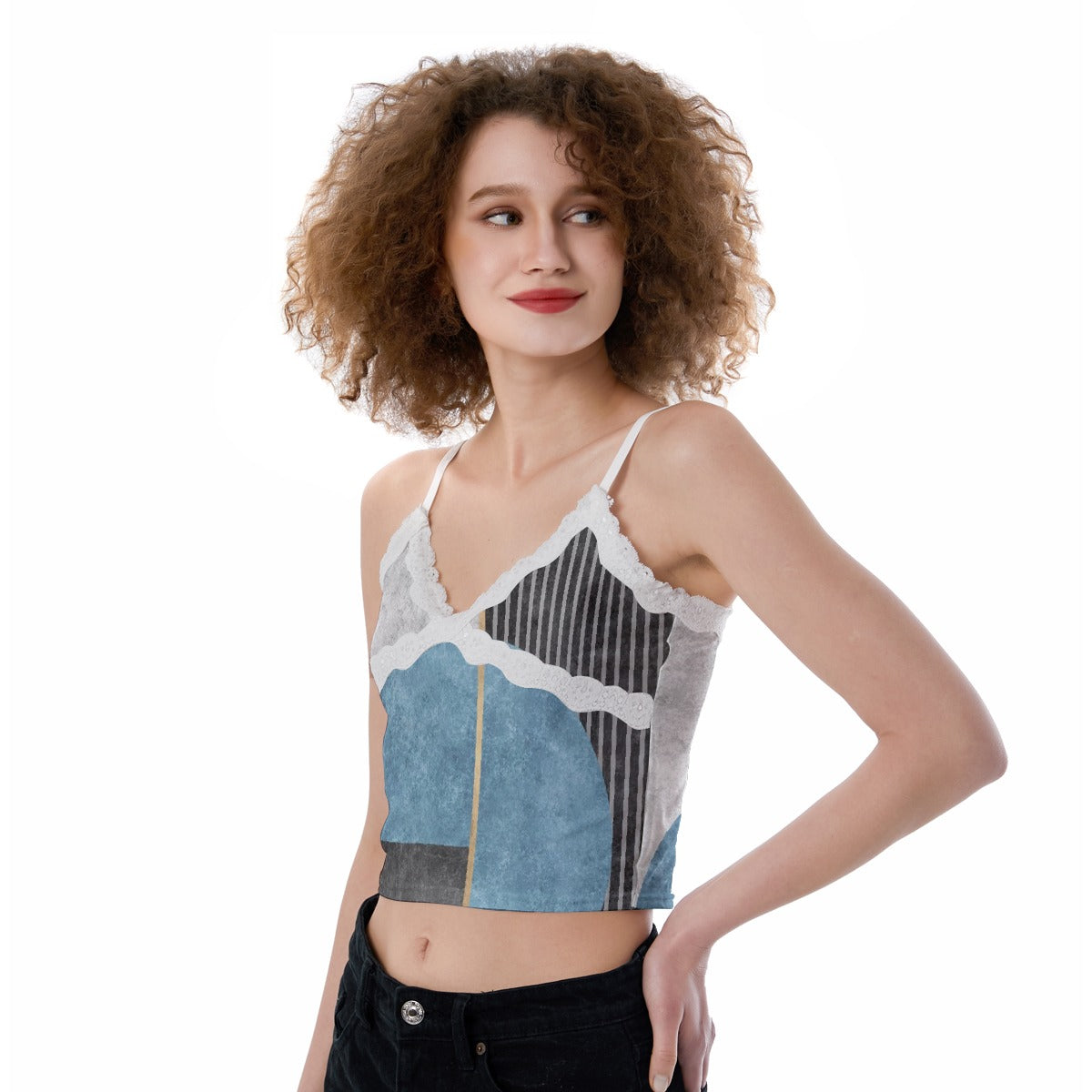 All-Over Print Women's Lace Camisole