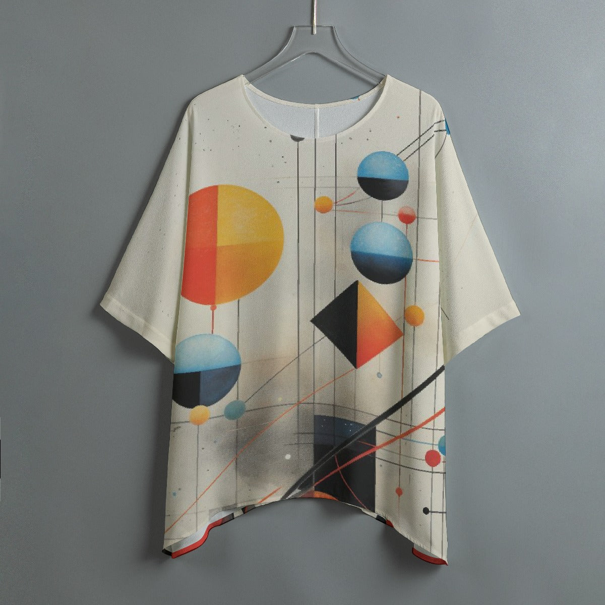 All-Over Print Women's Bat Sleeve Shirt