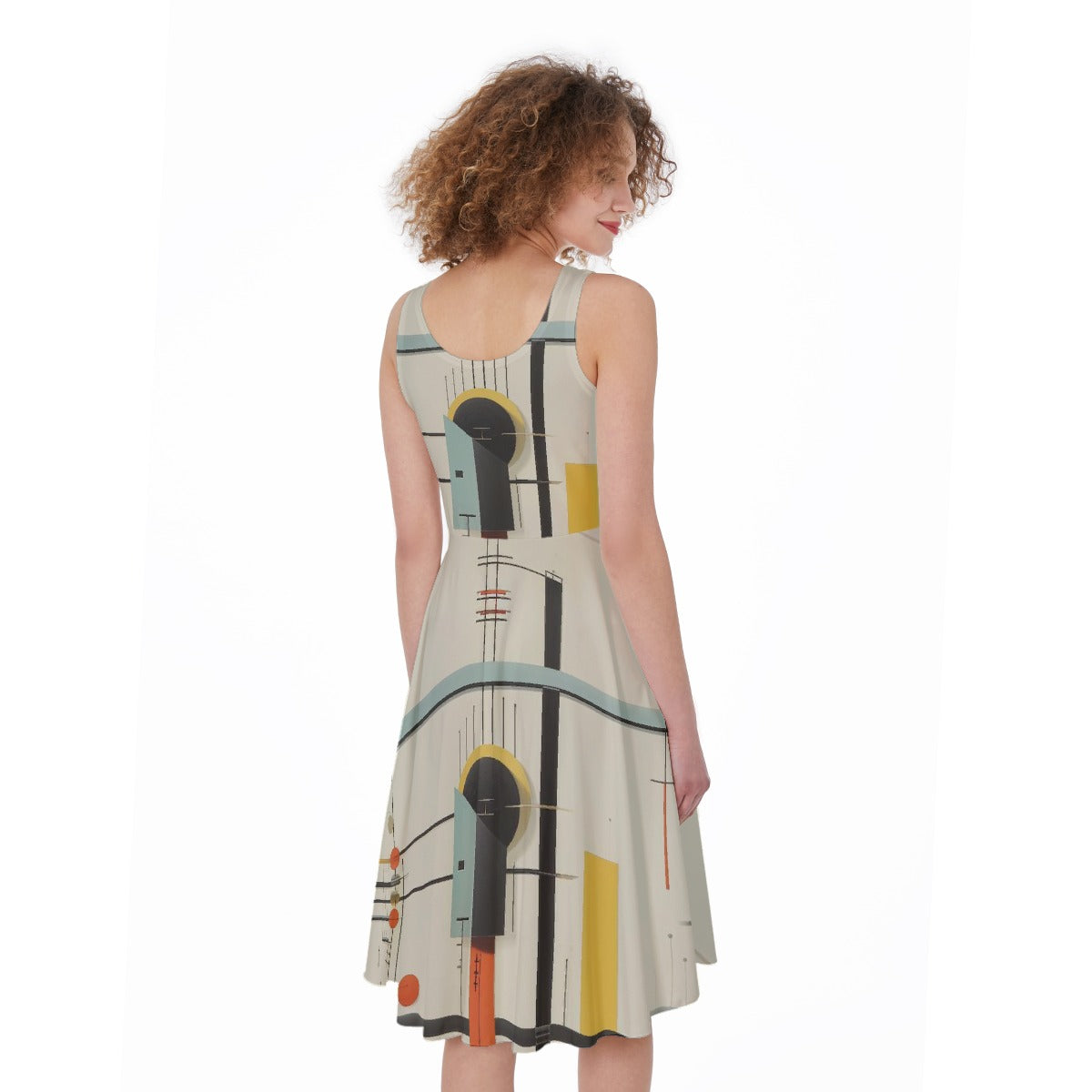 All-Over Print Women's Sleeveless Dress