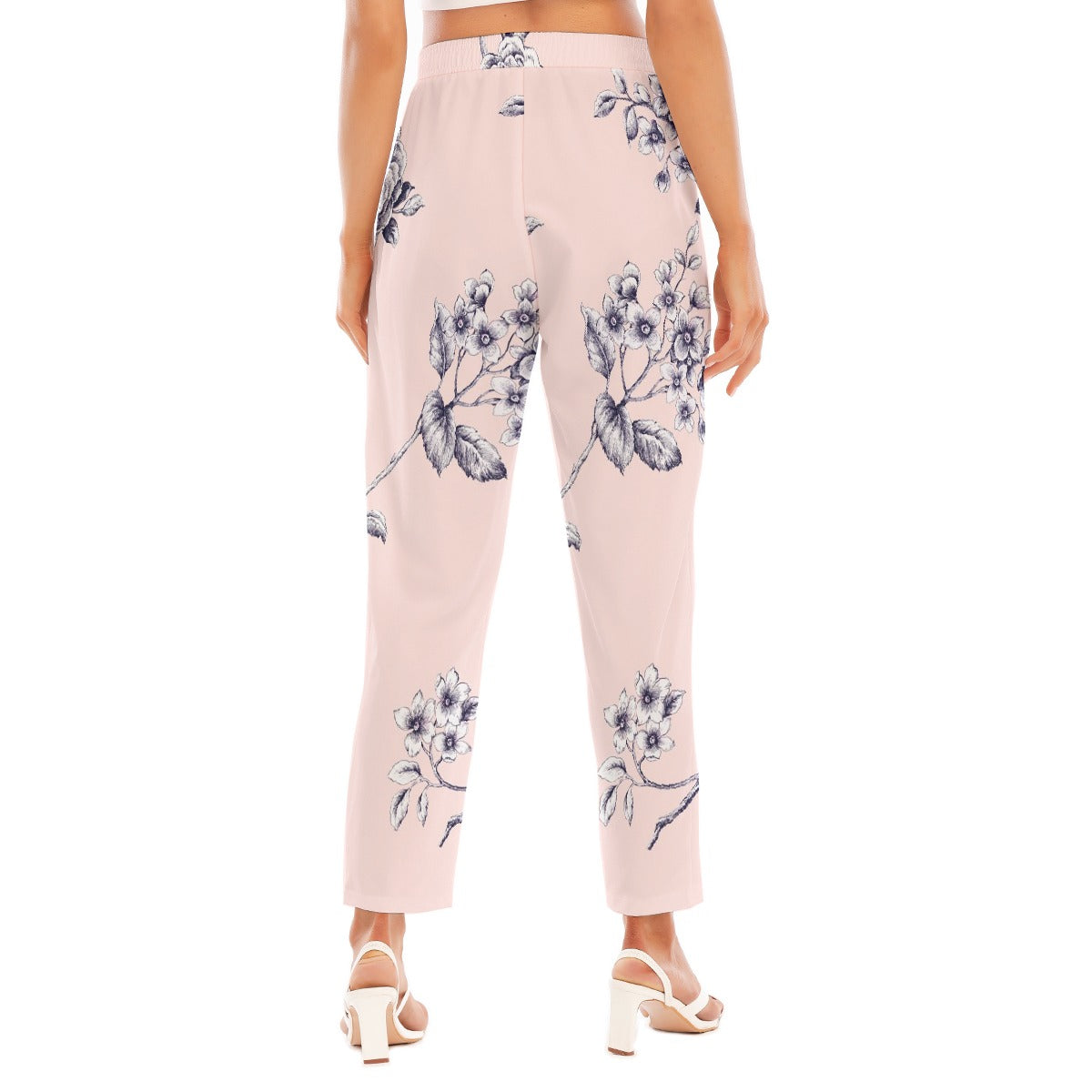All-Over Print Women's Loose Straight-leg Pants