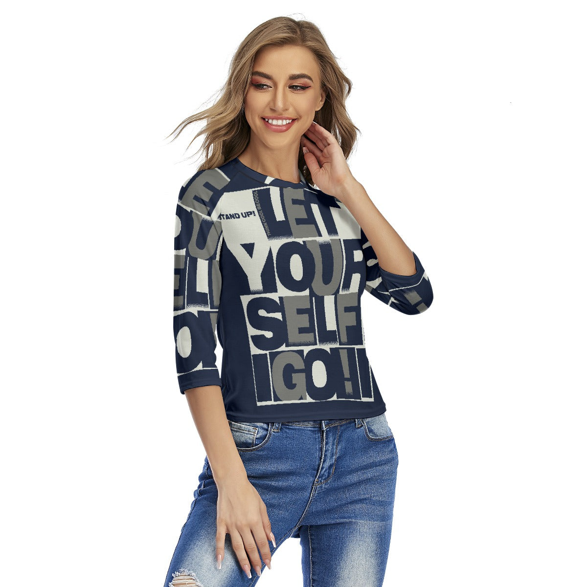 All-Over Print Women's Raglan Sleeves T-shirts