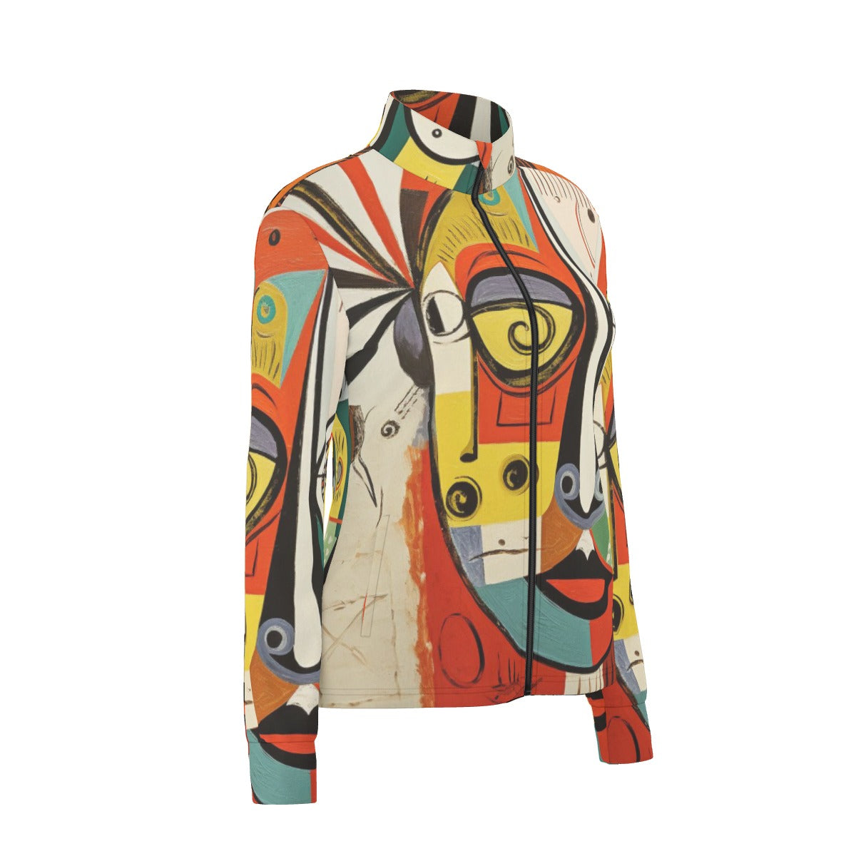 All-Over Print Women's Long Sleeve Thumbhole Jacket
