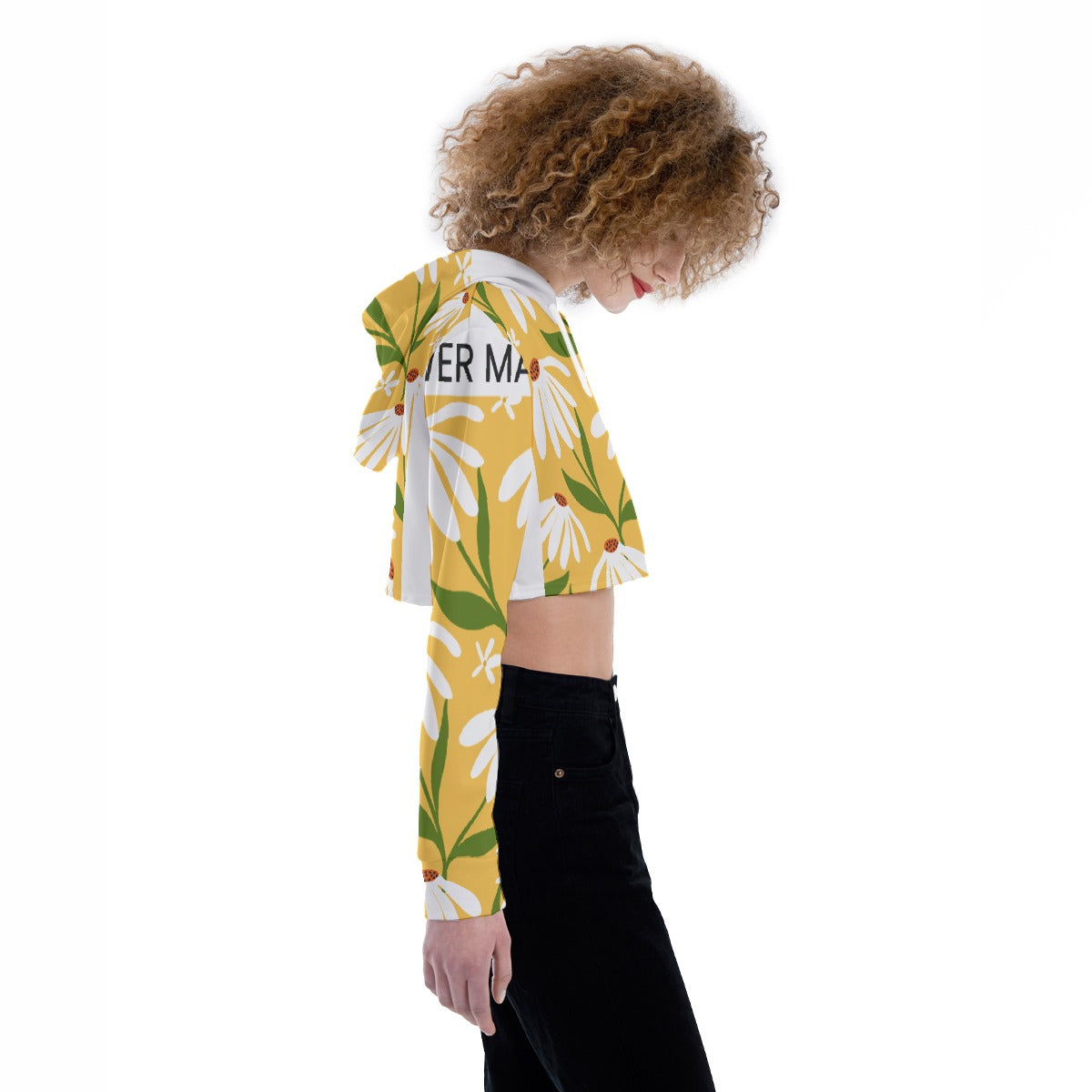 All-Over Print Women's Crop Top Hoodie
