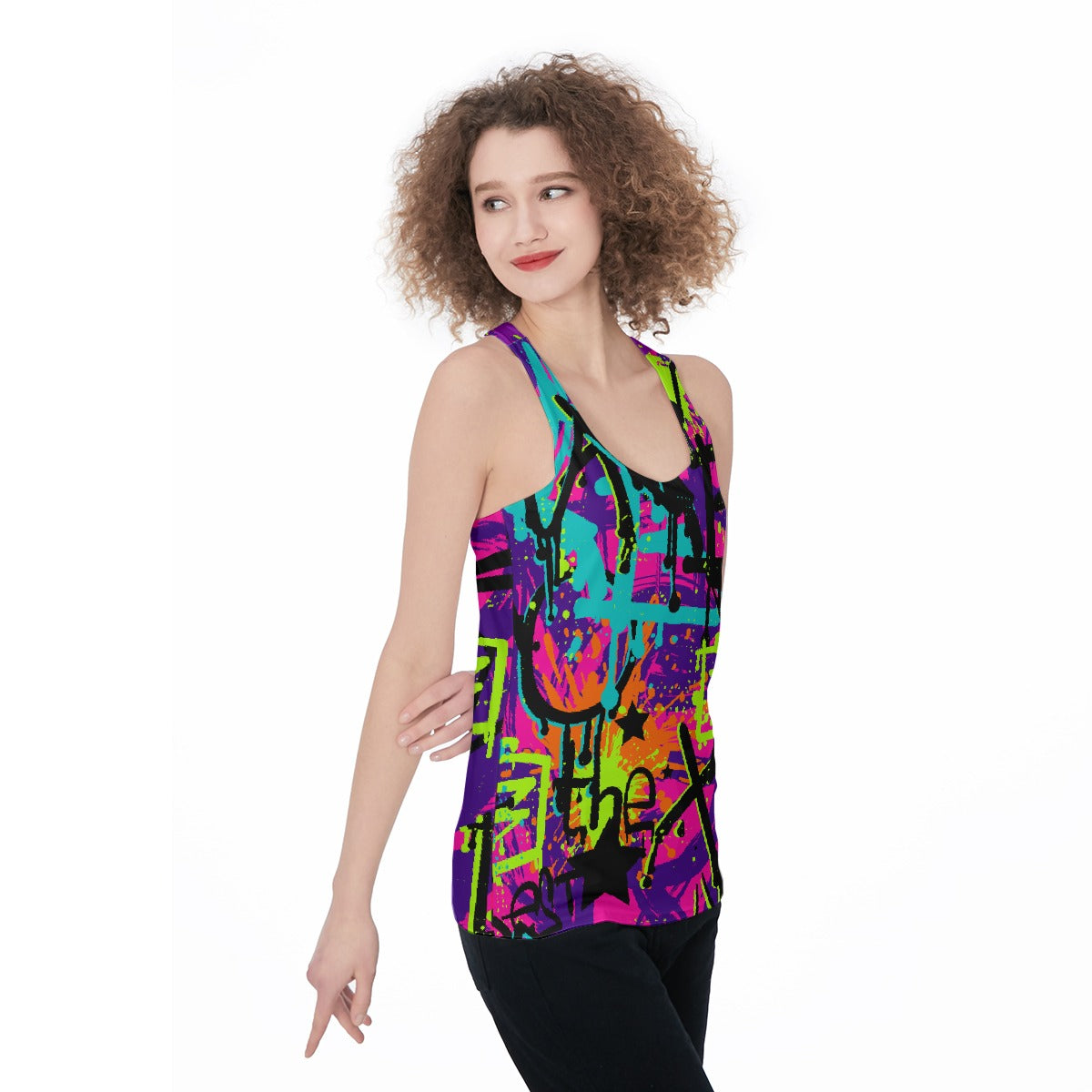 All-Over Print Women's Racerback Tank Top