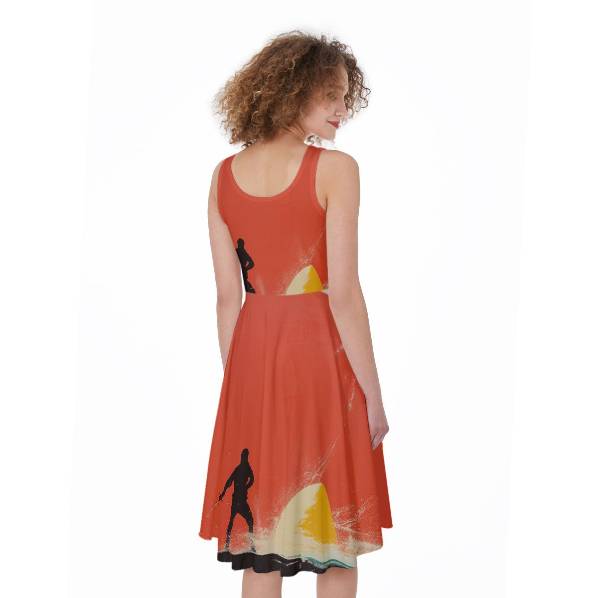 All-Over Print Women's Sleeveless Dress