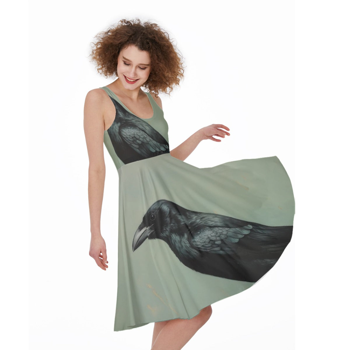 All-Over Print Women's Sleeveless Dress