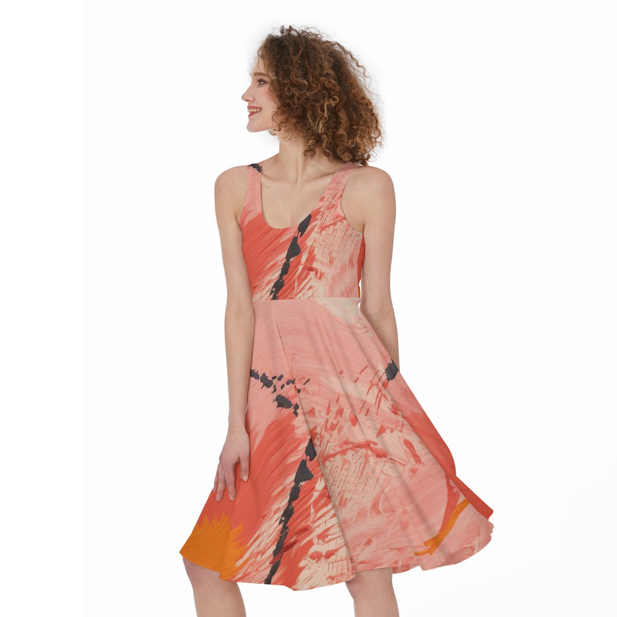 All-Over Print Women's Sleeveless Dress