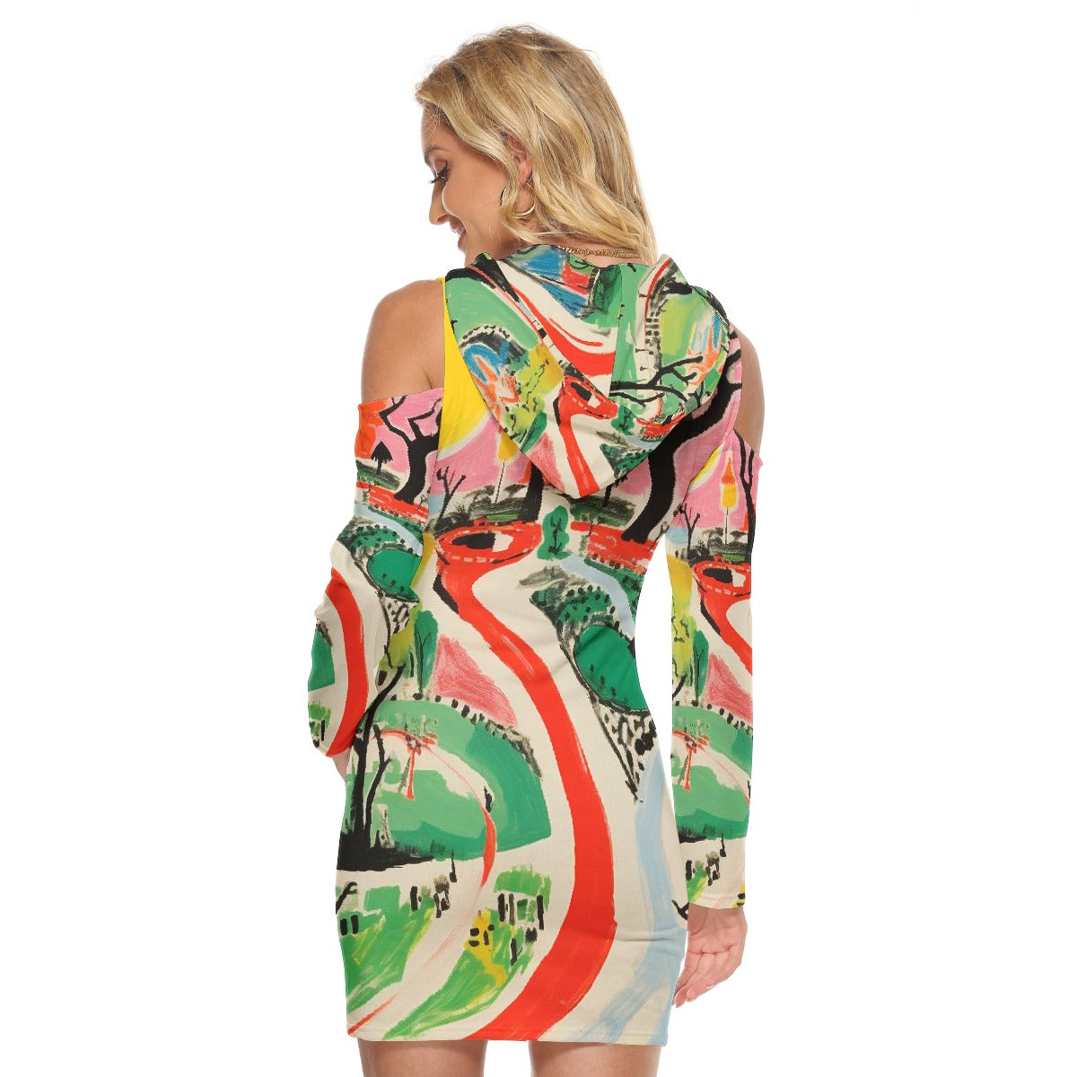 All-Over Print Women's Tight Dress