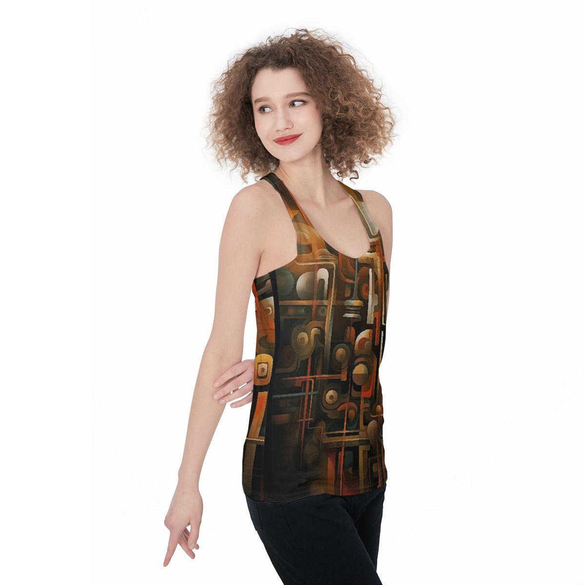 All-Over Print Women's Racerback Tank Top