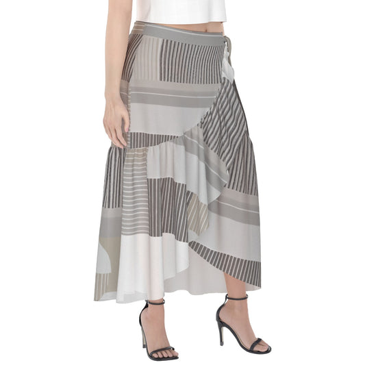 All-Over Print Women's Wrap Skirt