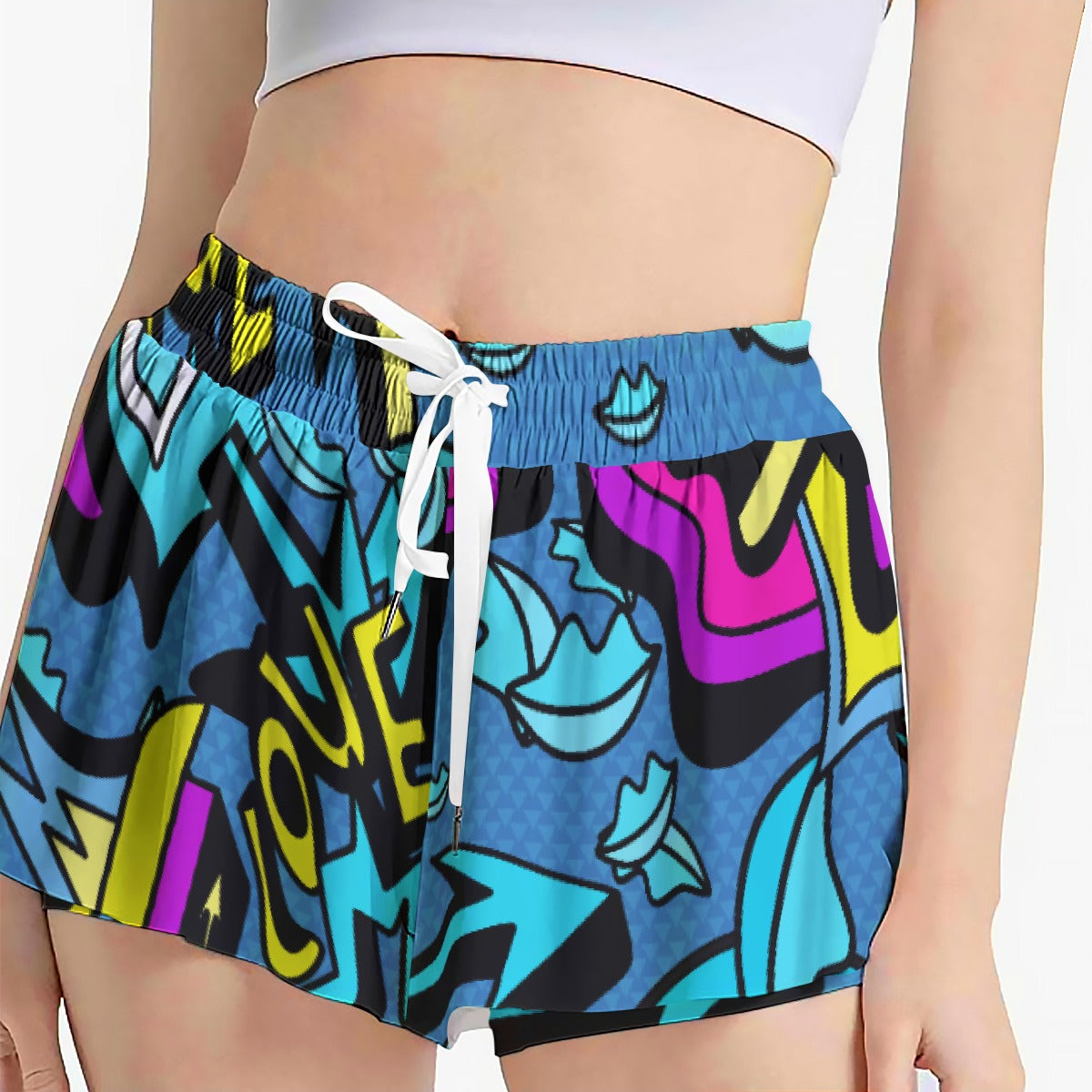 All-Over Print Women's Sport Skorts With Pocket