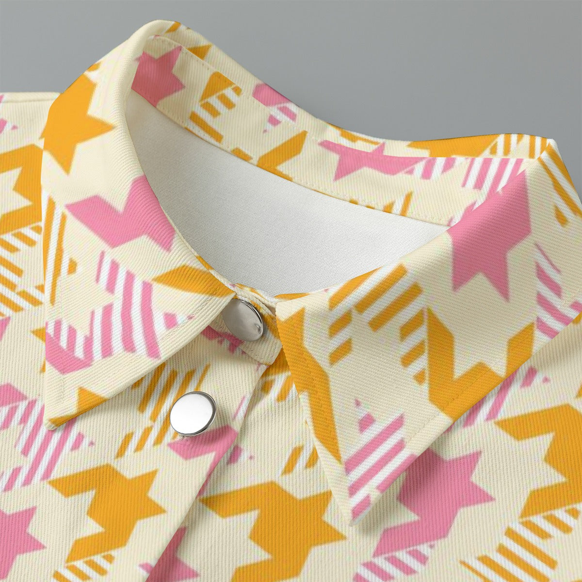 All-Over Print Women's Cropped Jacket | 245GSM Cotton