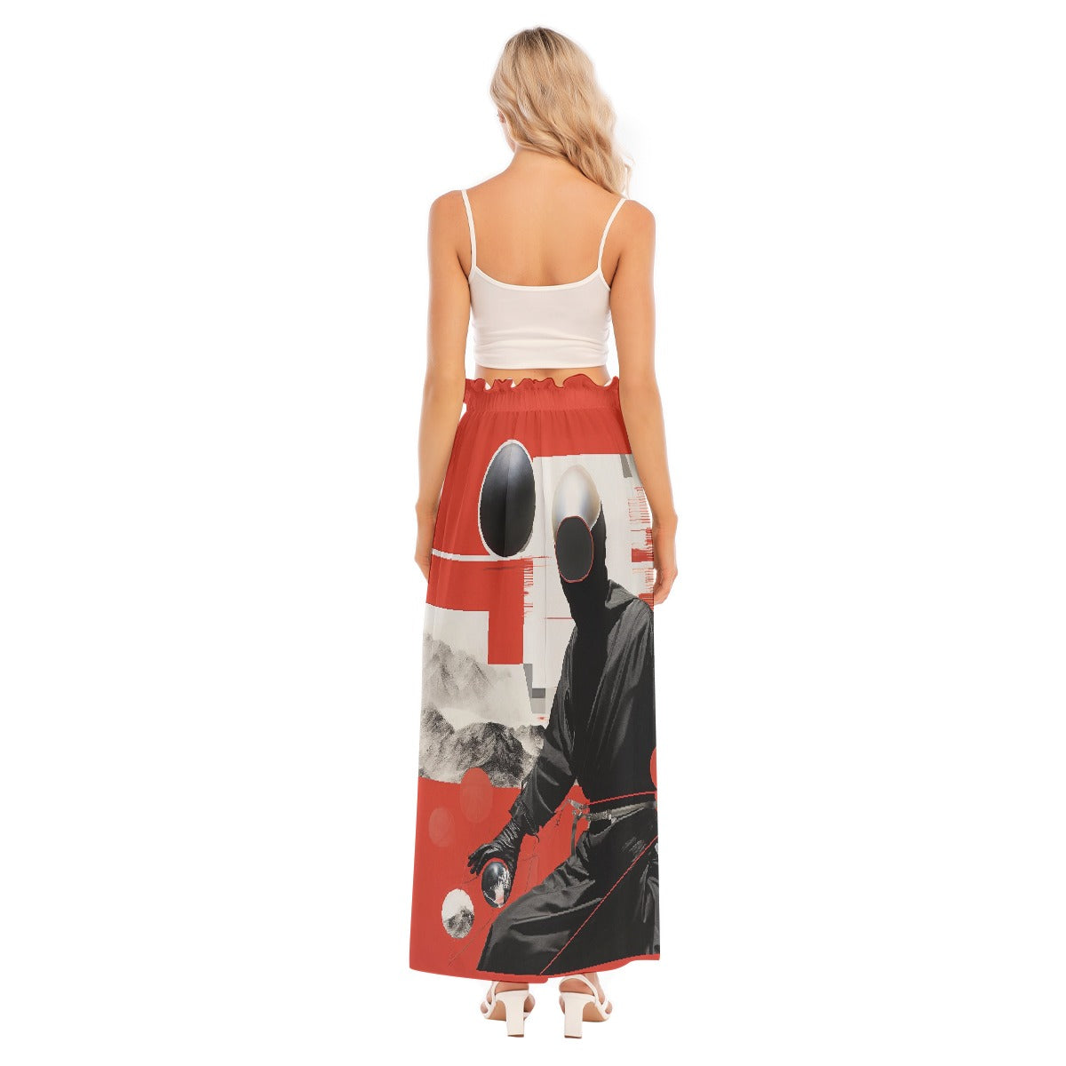 All-Over Print Women's Side Split Skirt