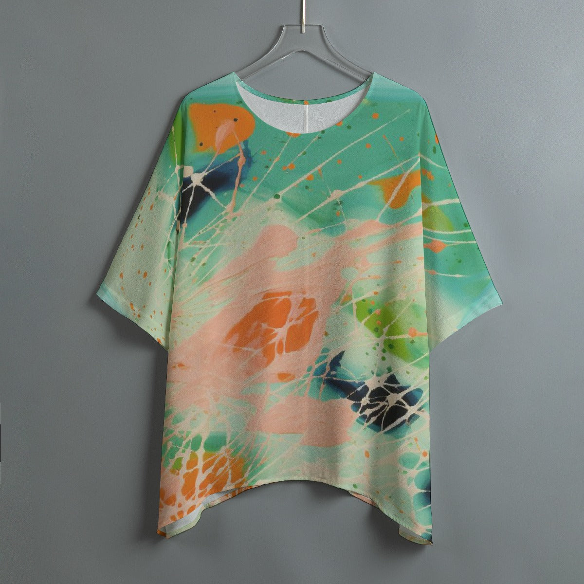 All-Over Print Women's Bat Sleeve Shirt