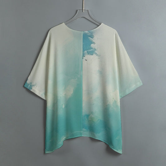 All-Over Print Women's Bat Sleeve Shirt