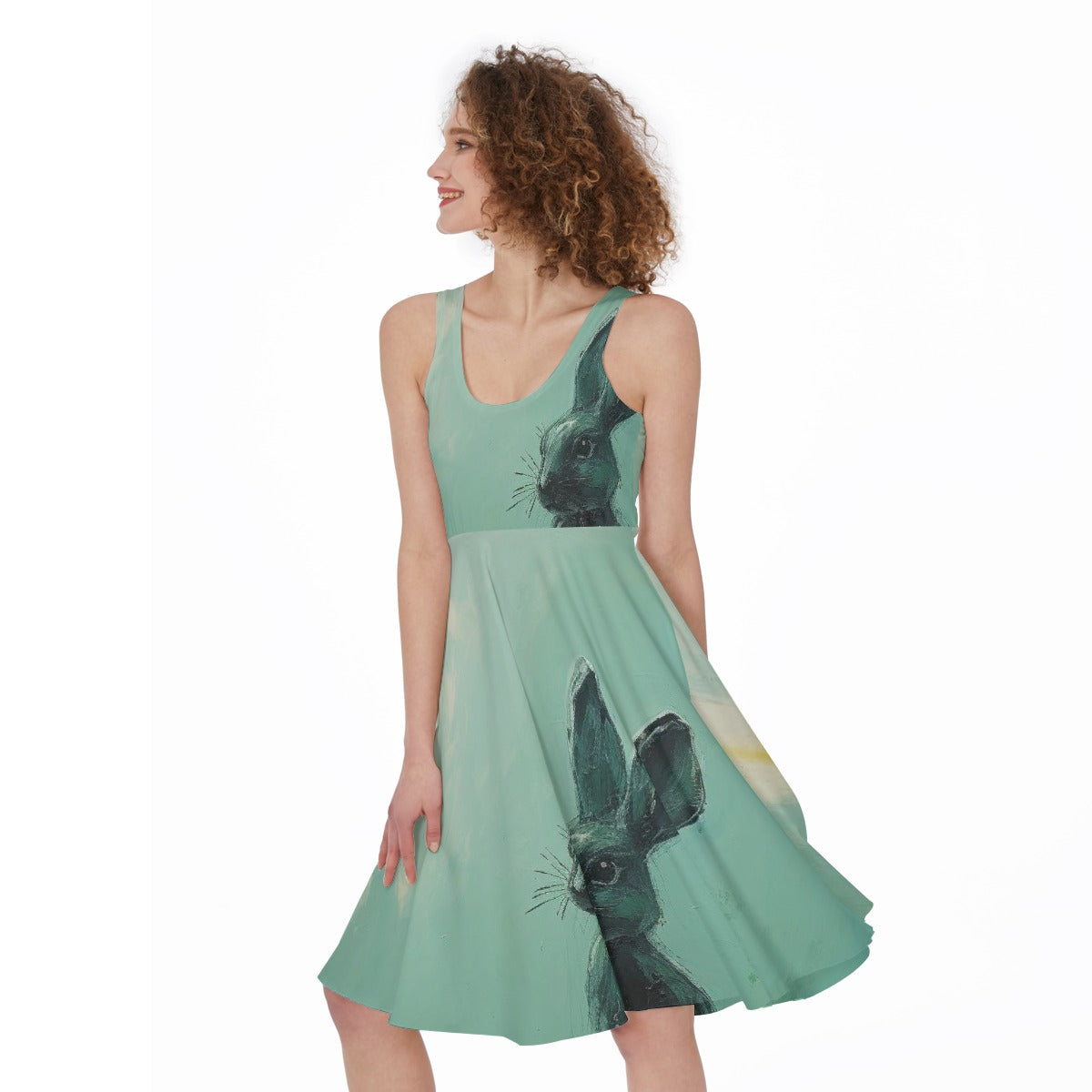 All-Over Print Women's Sleeveless Dress