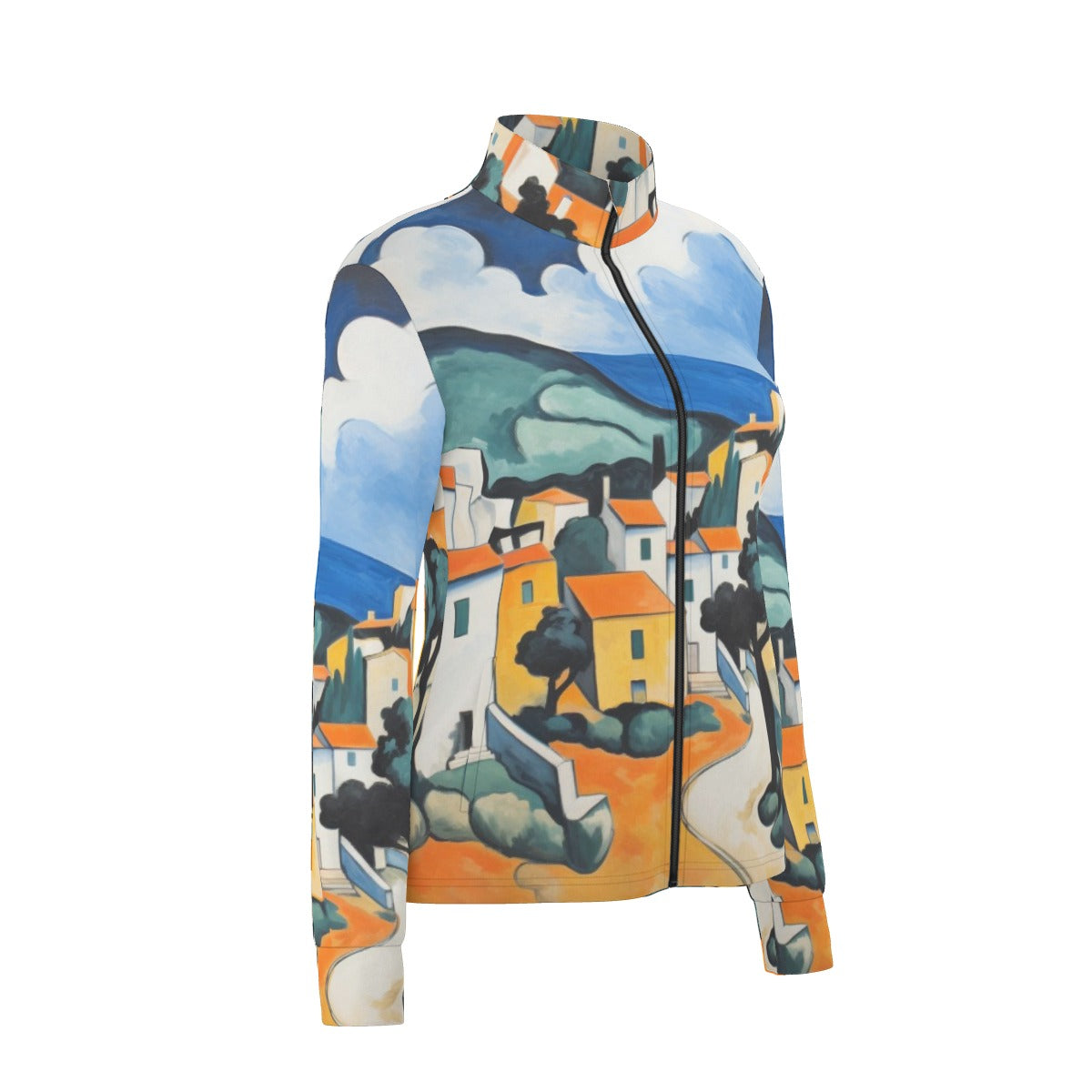 All-Over Print Women's Long Sleeve Thumbhole Jacket