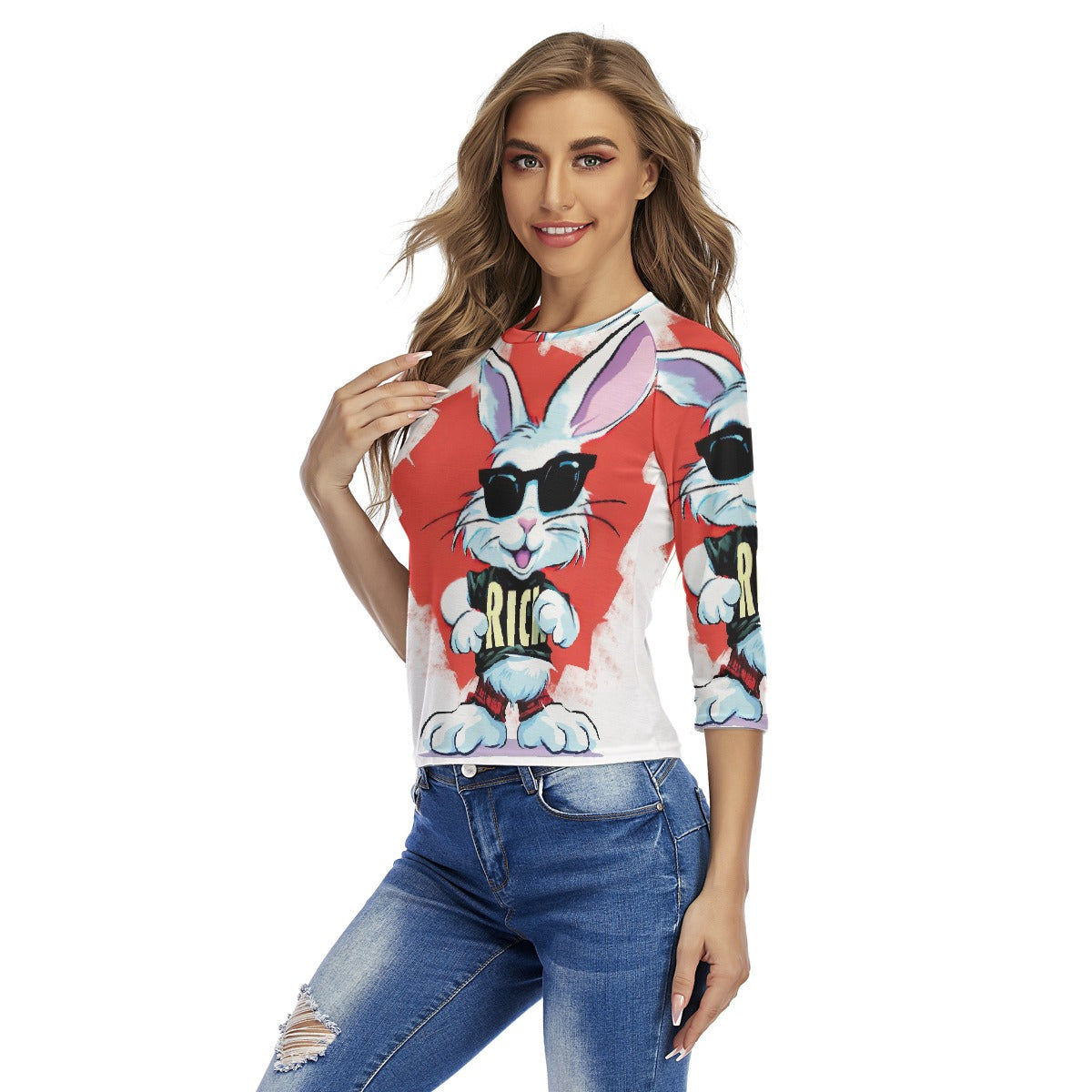 All-Over Print Women's Raglan Sleeves T-shirts