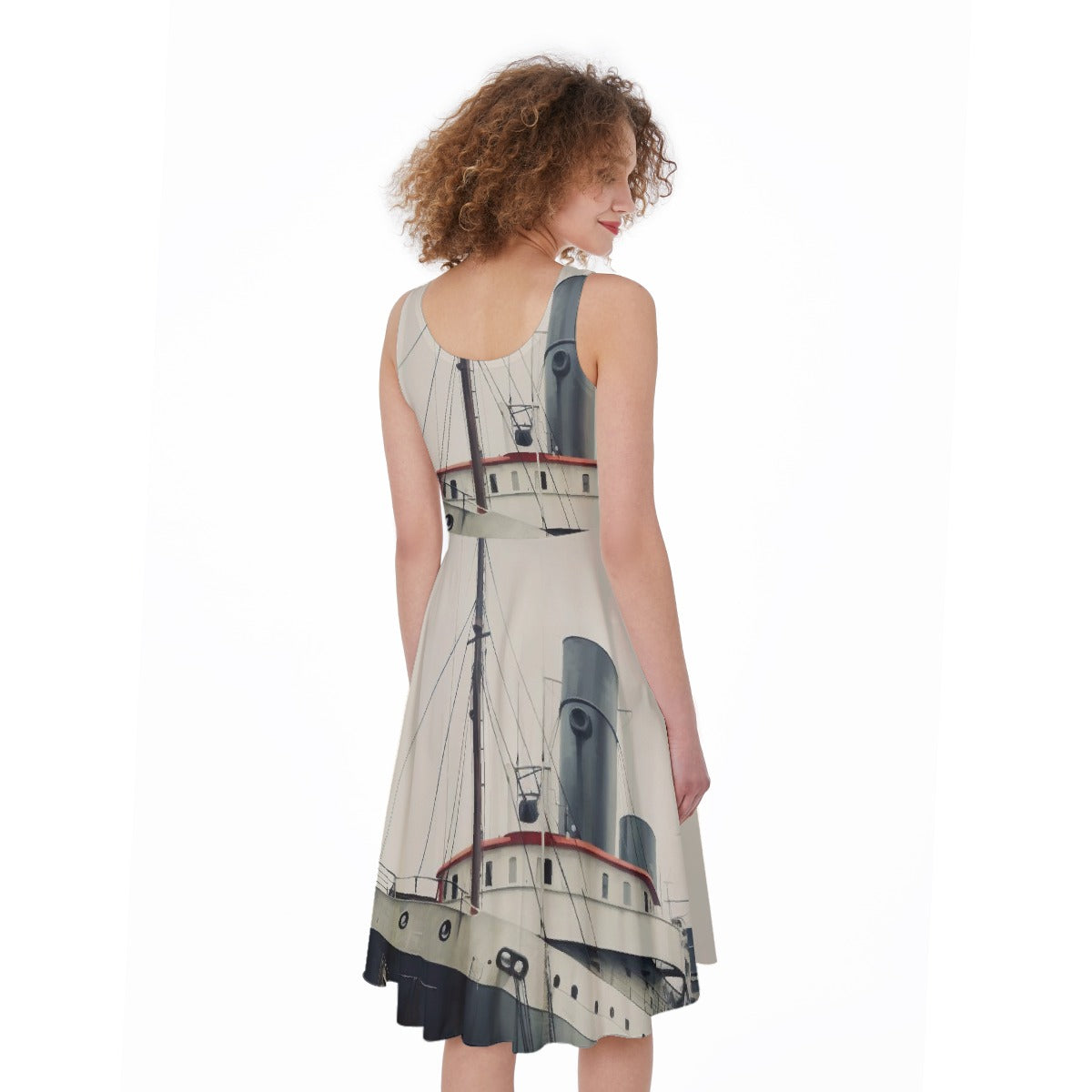 All-Over Print Women's Sleeveless Dress