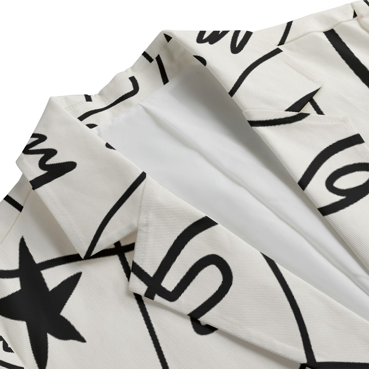 All-Over Print Women's Leisure Blazer