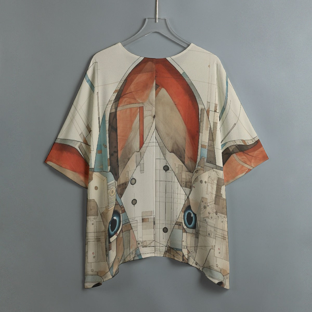 All-Over Print Women's Bat Sleeve Shirt