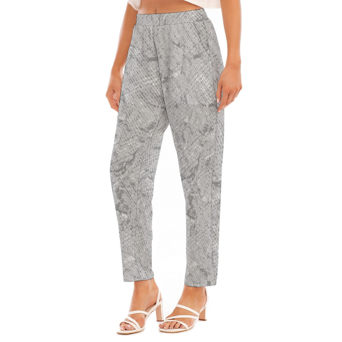 All-Over Print Women's Loose Straight-leg Pants
