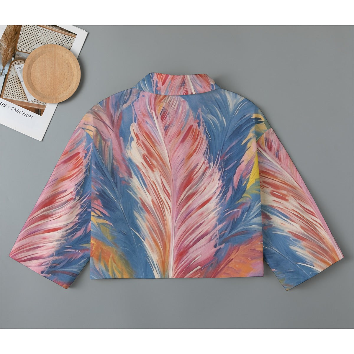 All-Over Print Women's Cropped Jacket | 245GSM Cotton