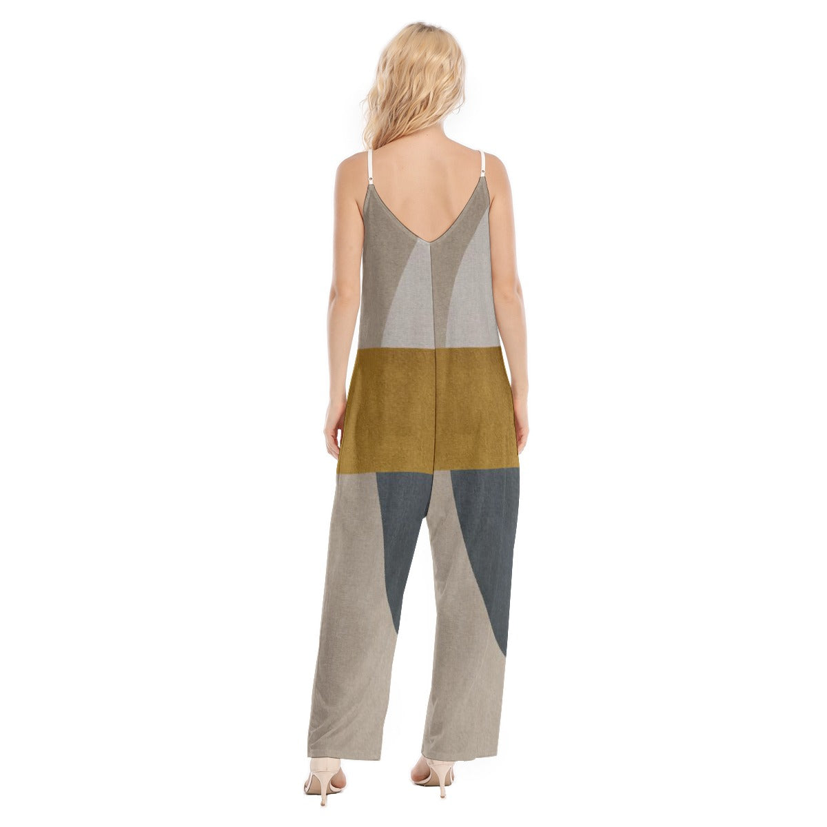 All-Over Print Women's Loose Cami Jumpsuit