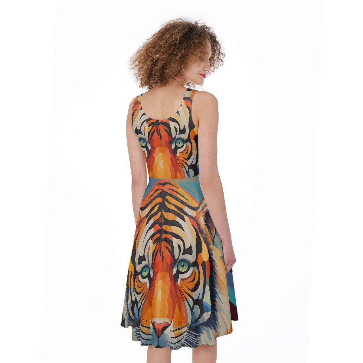 All-Over Print Women's Sleeveless Dress