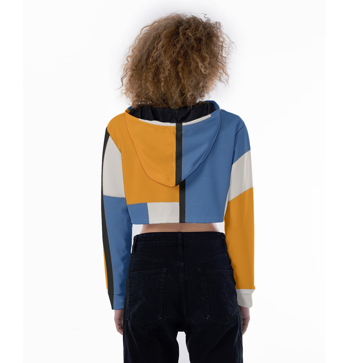 All-Over Print Women's Crop Top Hoodie