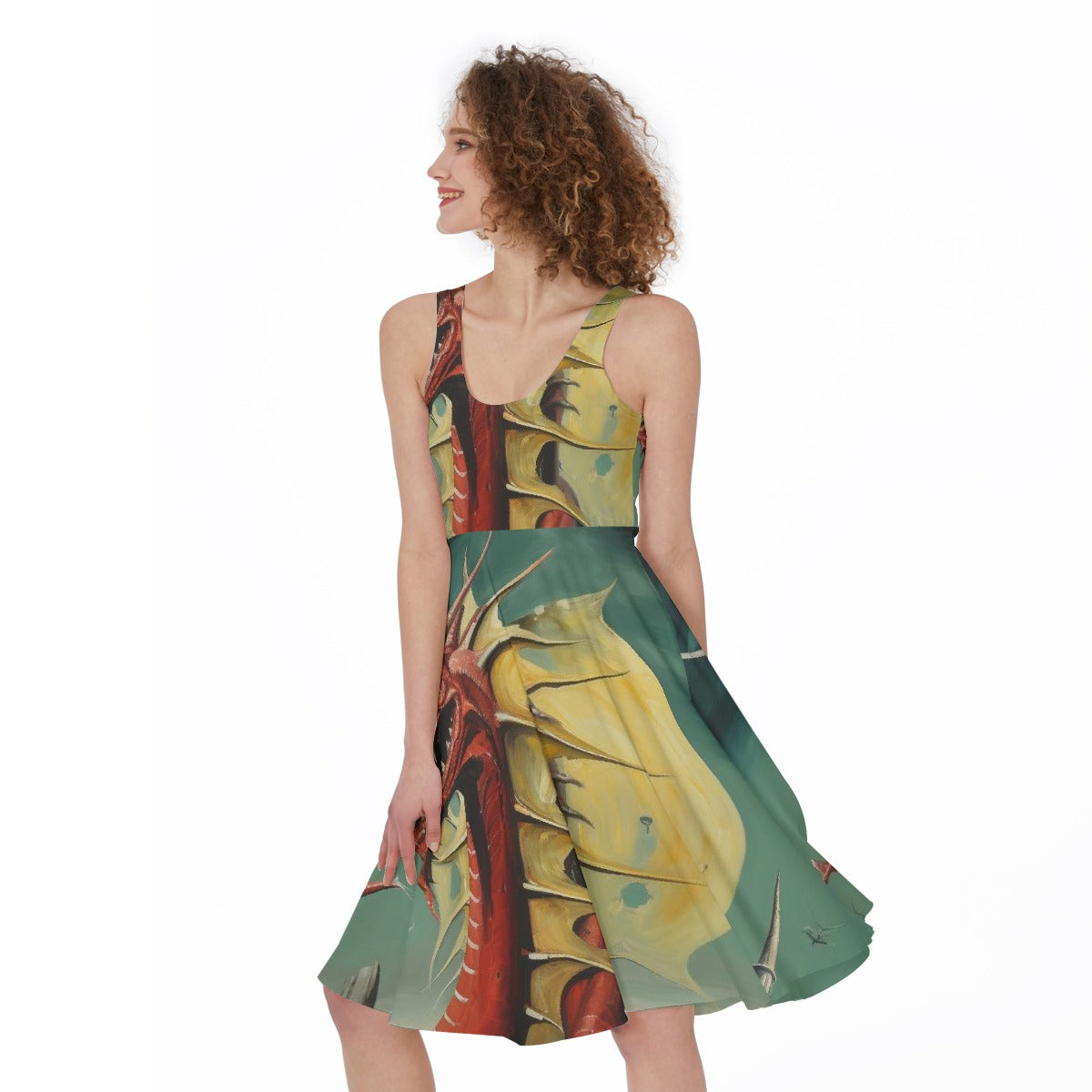All-Over Print Women's Sleeveless Dress