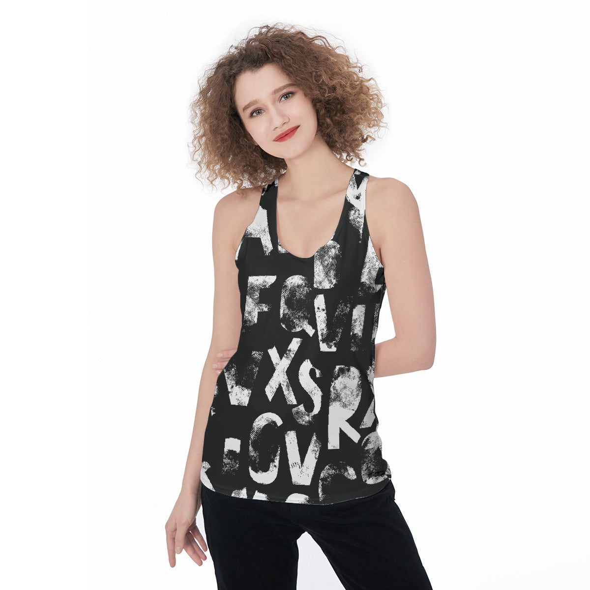 All-Over Print Women's Racerback Tank Top
