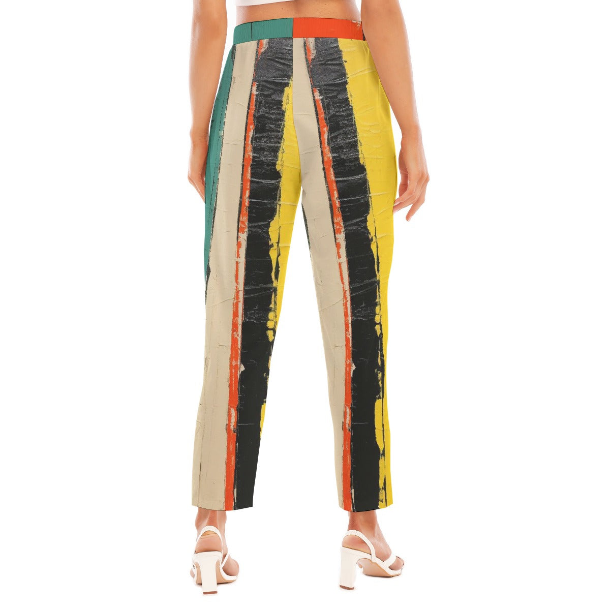 All-Over Print Women's Loose Straight-leg Pants