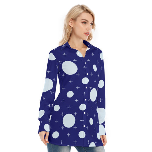 All-Over Print Women's Long Shirt