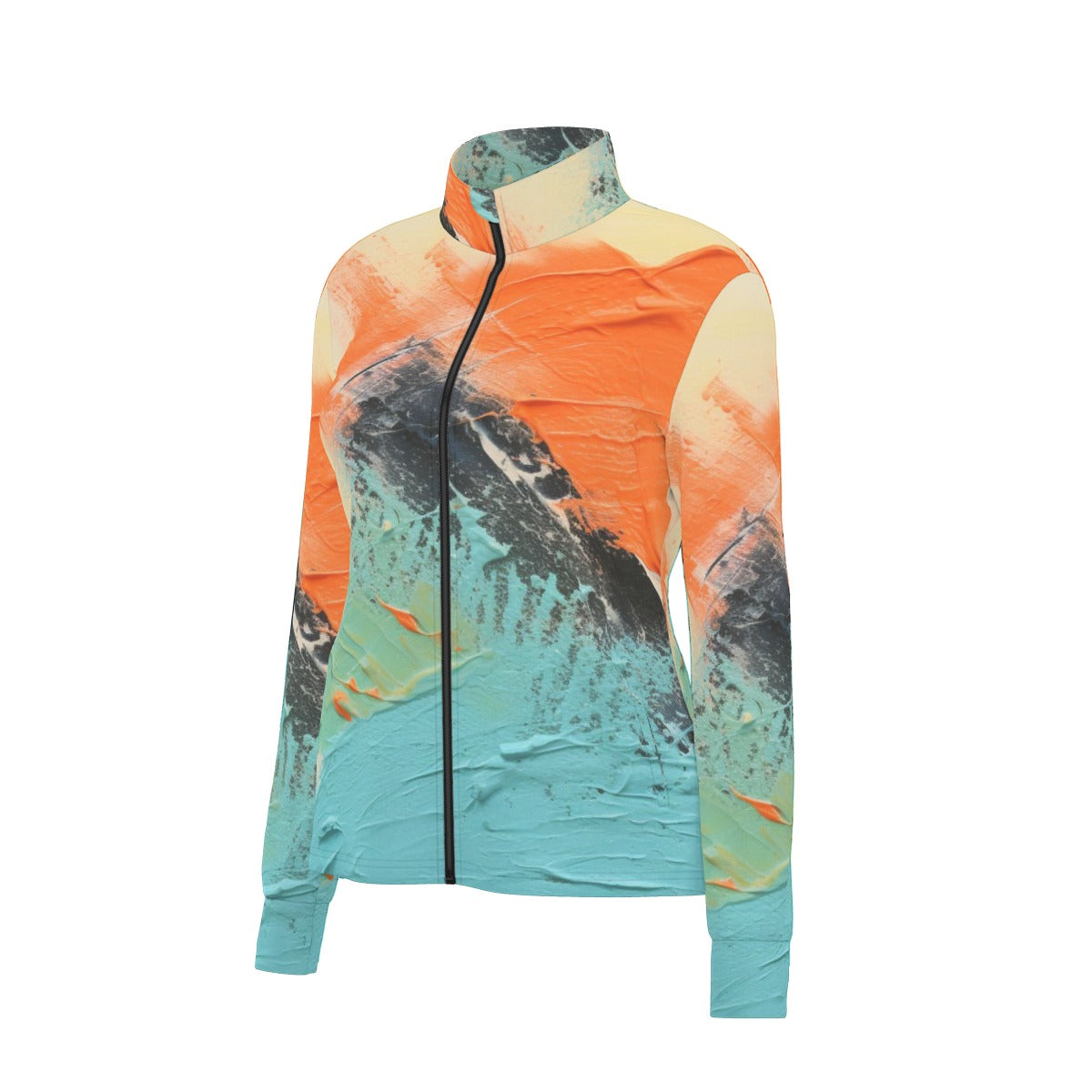 All-Over Print Women's Long Sleeve Thumbhole Jacket