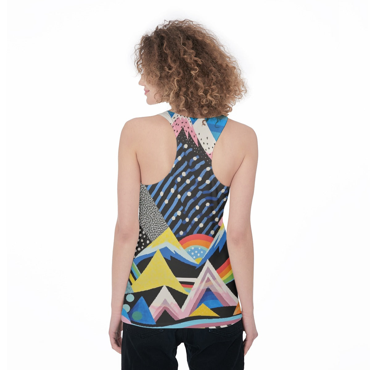 All-Over Print Women's Racerback Tank Top